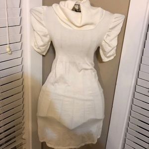 White Sweater Dress
